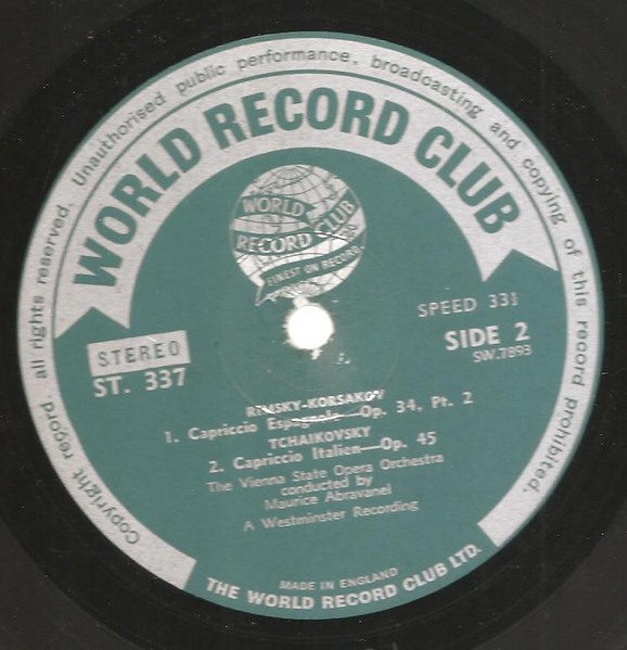 Pyotr Ilyich Tchaiko - 1812 Overture - Used Vinyl Record image 4