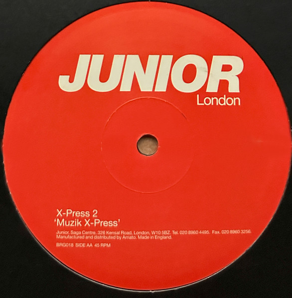 X-Press 2 - Muzik X-Press - Used Vinyl Record 12" image 2