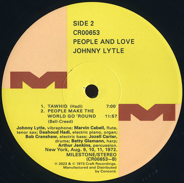 Johnny Lytle - People & Love - Vinyl Record lp image 4