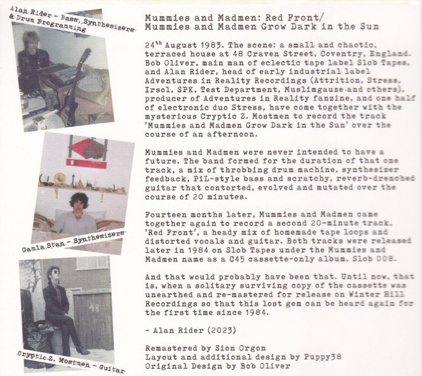 Mummies And Madmen - Grow Dark In The Sun - cd image 4