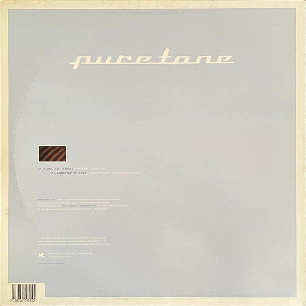 Puretone - Addicted To Bass - Used Vinyl Record 12" image 2