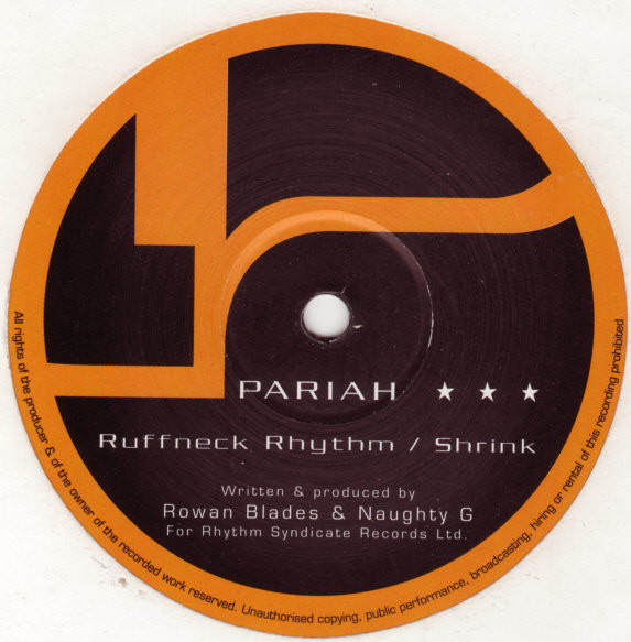 Pariah - Ruffneck Rhythm / Shrink - Used Vinyl Record 12" image 3