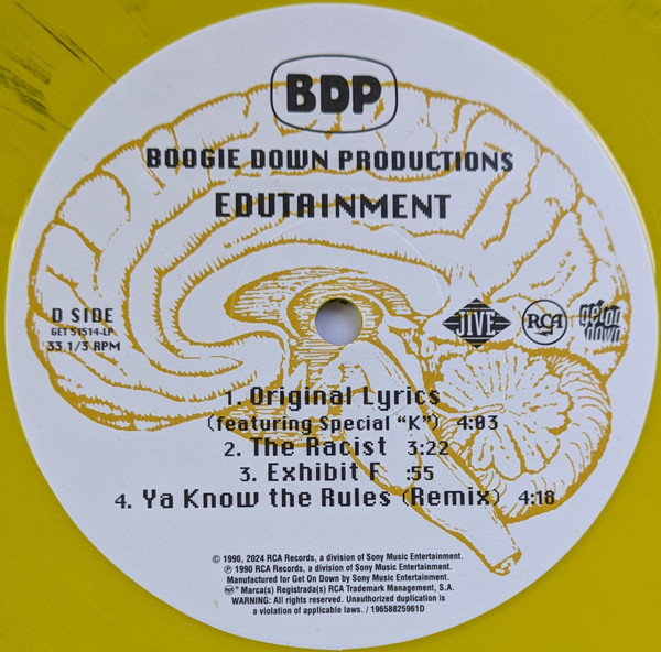 Boogie Down Producti - Edutainment - Vinyl Record 2xlp image 14