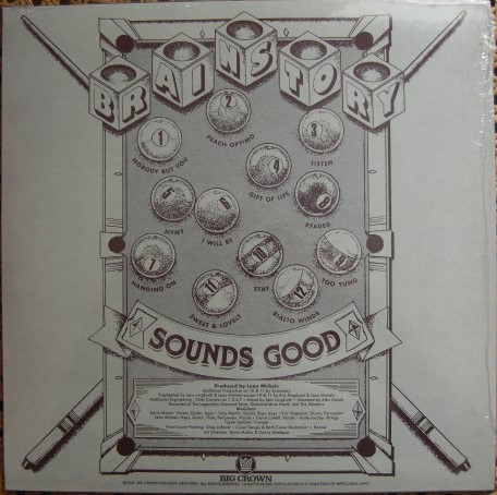 Brainstory - Sounds Good - Vinyl Record lp image 2