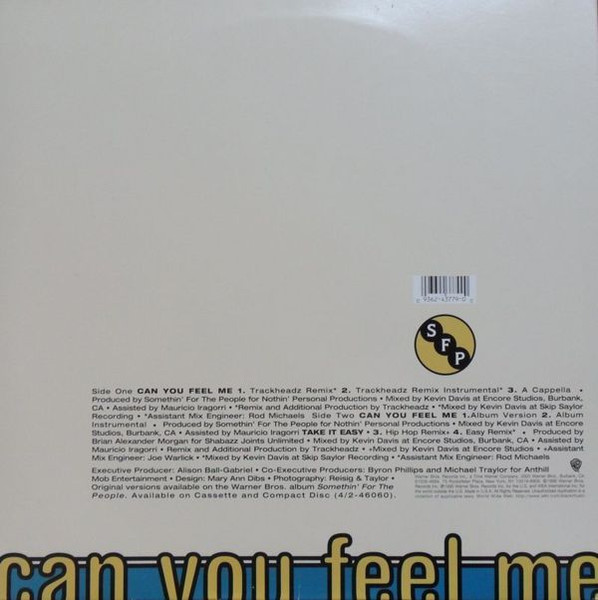 Somethin' For The Pe - Can You Feel Me - Used Vinyl Record 12" image 2