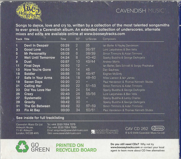 Various - Live & Unsigned 2 - Used cd image 2