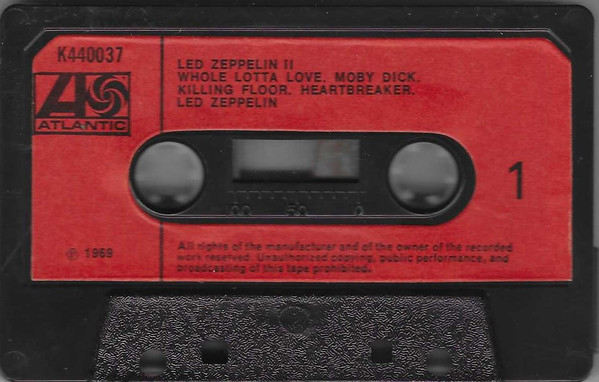 Led Zeppelin - II - Used cass image 2