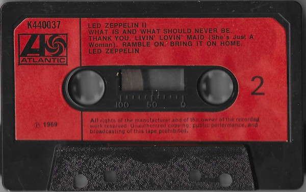 Led Zeppelin - II - Used cass image 3