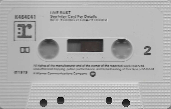 Neil Young & Crazy H - Live Rust - Used cass image 3