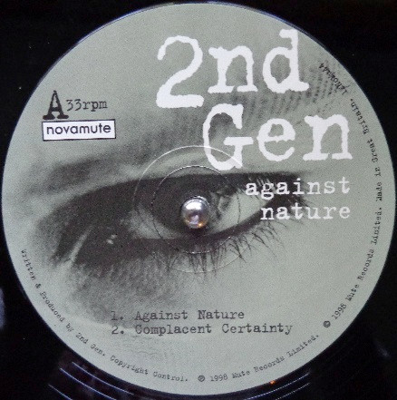 2nd Gen - Against Nature - Used Vinyl Record 12" image 3