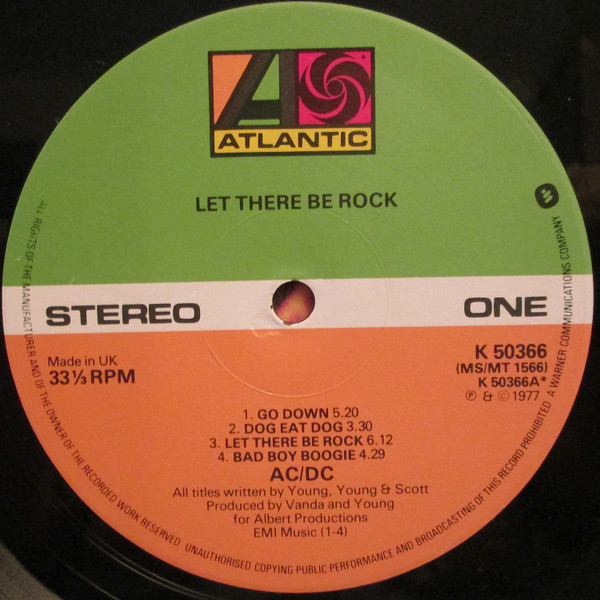 AC/DC - Let There Be Rock - Used Vinyl Record lp image 3