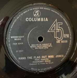 Fivepenny Piece - Hang The Flag Out Mrs. Jones - Used Vinyl Record 7" image 1