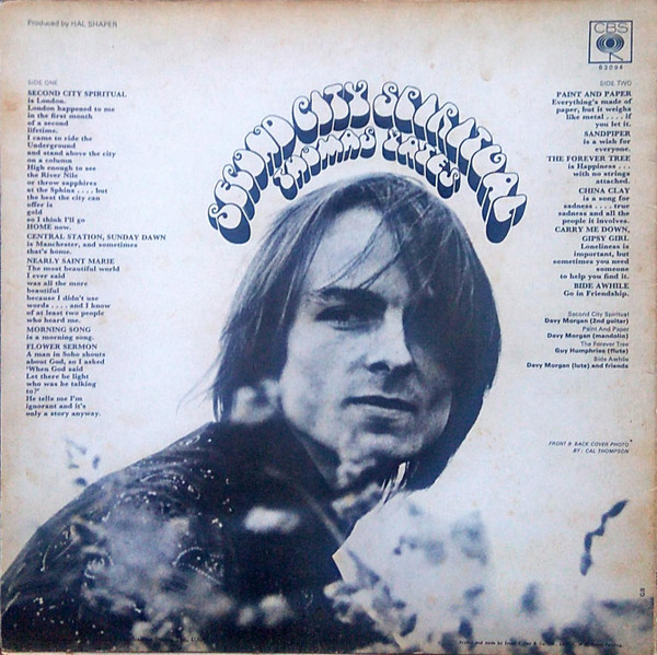 Thomas Yates - Second City Spiritual - Used Vinyl Record image 2