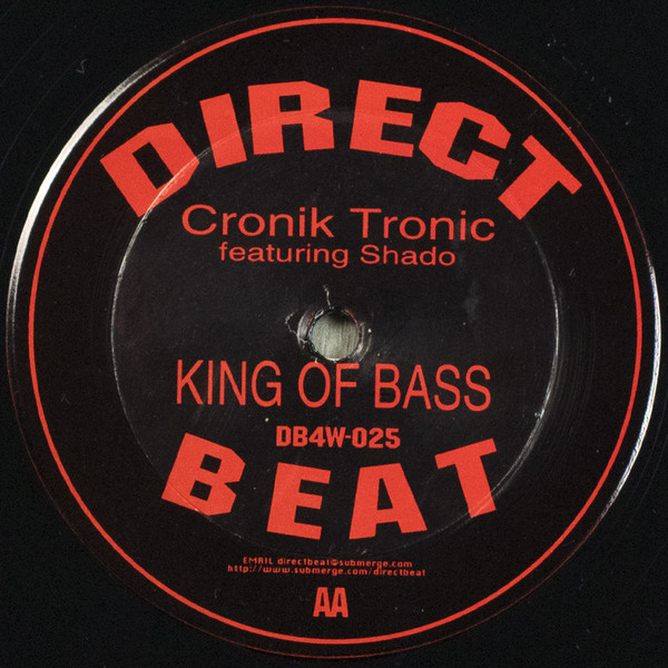 Cronik Tronic - King Of Bass - Used Vinyl Record 12" image 2