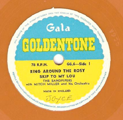 Sandpipers - Nursery Songs - Used Vinyl Record 6" image 2