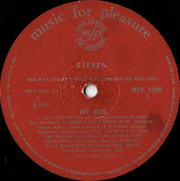 Unknown Artist - Hit Hits - Used Vinyl Record image 3