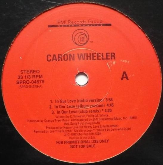 Caron Wheeler - In Our Love - Used Vinyl Record 12" image 2