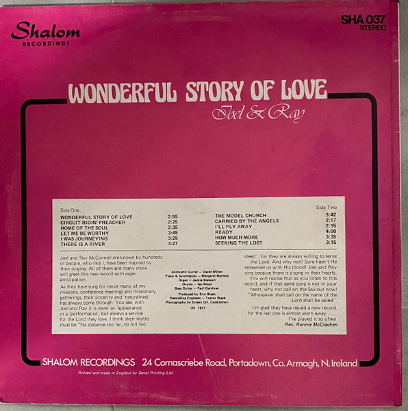 Joel & Ray - Wonderful Story Of Love - Used Vinyl Record image 2
