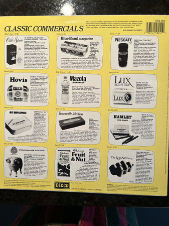 Various - Classic Commercials - Used Vinyl Record image 2