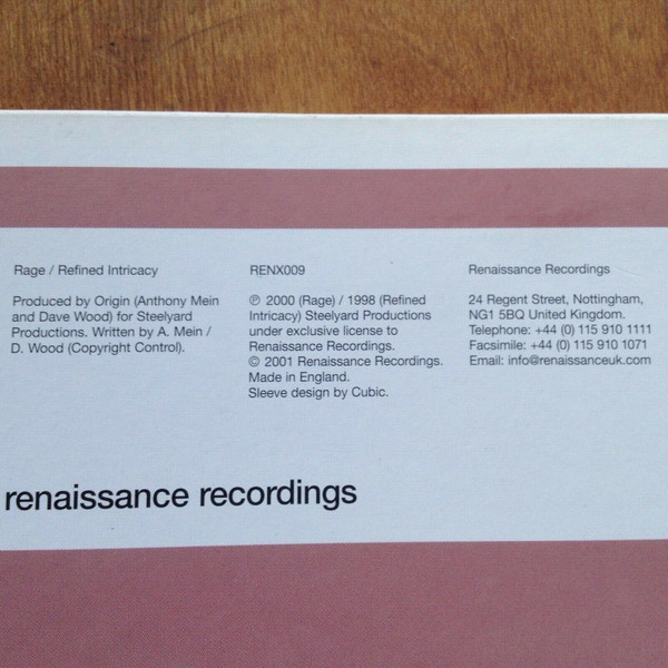 Origin - Rage / Refined Intricacy - Used Vinyl Record 12" image 4