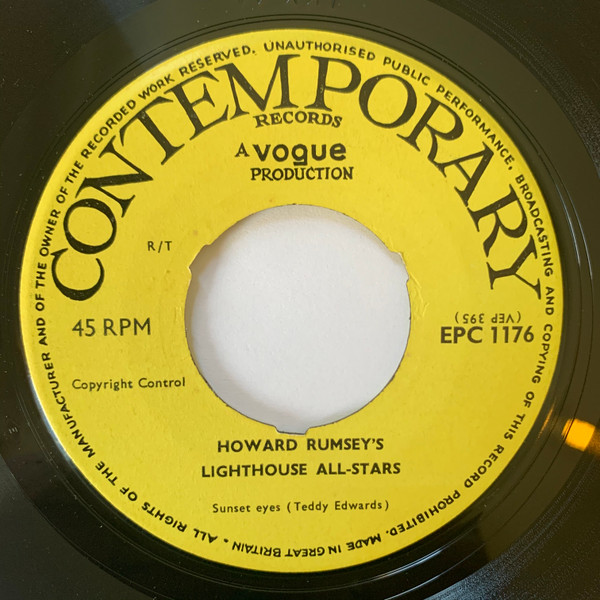 Howard Rumsey's Ligh - Vol 5 - Used Vinyl Record 7" image 3