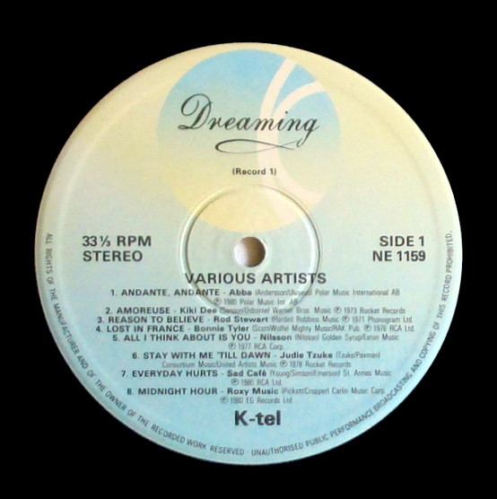 Various - Dreaming Vol.I - Used Vinyl Record image 3