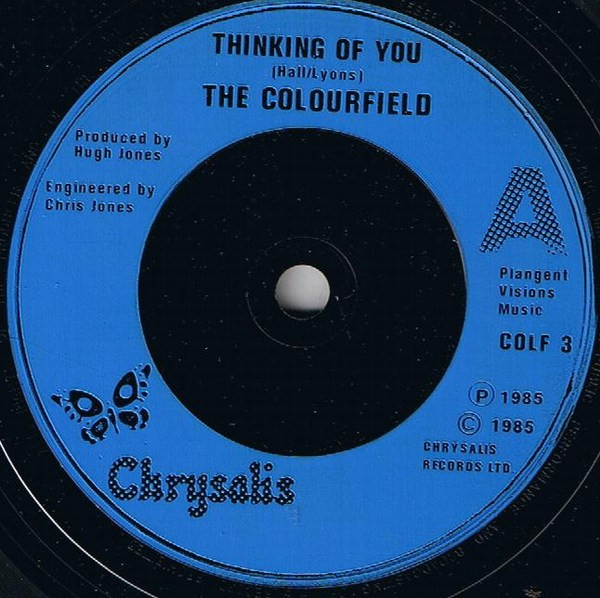 Colourfield - Thinking Of You - Used Vinyl Record 7" image 3