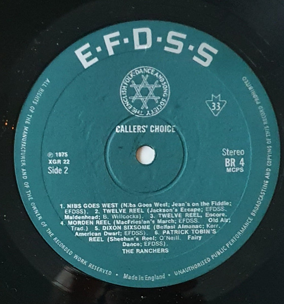 Ranchers Folk Dance - Callers' Choice - Used Vinyl Record image 4