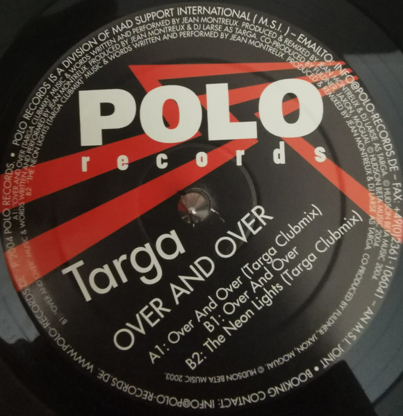 Targa - Over And Over - Vinyl Record 12" image 3