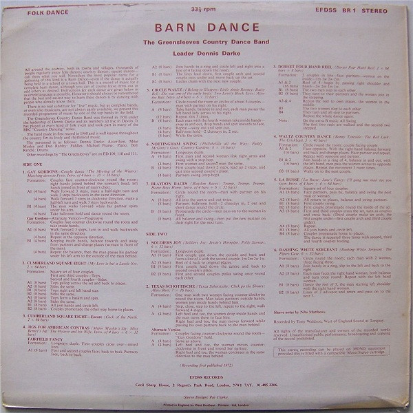 Greensleeves Country - Barn Dance - Used Vinyl Record image 2