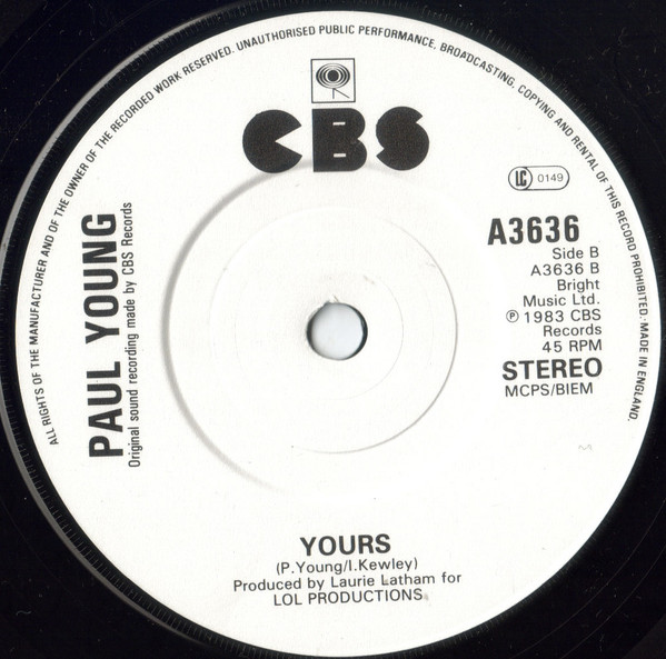 Paul Young - Come Back And Stay (Single Remix Version) - Used Vinyl Reco image 4
