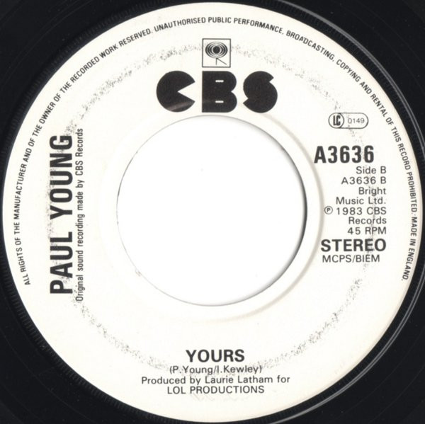 Paul Young - Come Back And Stay (Single Remix Version) - Used Vinyl Reco image 6
