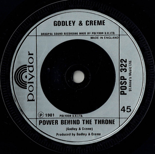 Godley & Creme - Under Your Thumb - Used Vinyl Record 7" image 2