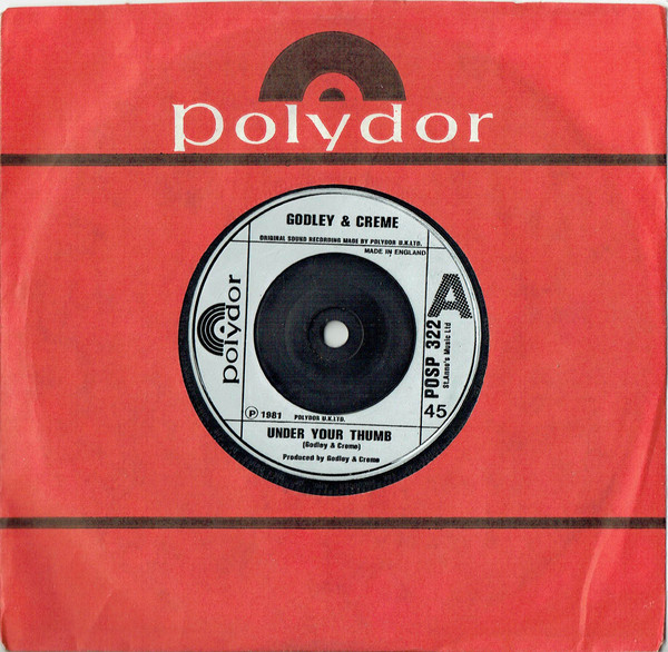 Godley & Creme - Under Your Thumb - Used Vinyl Record 7" image 3