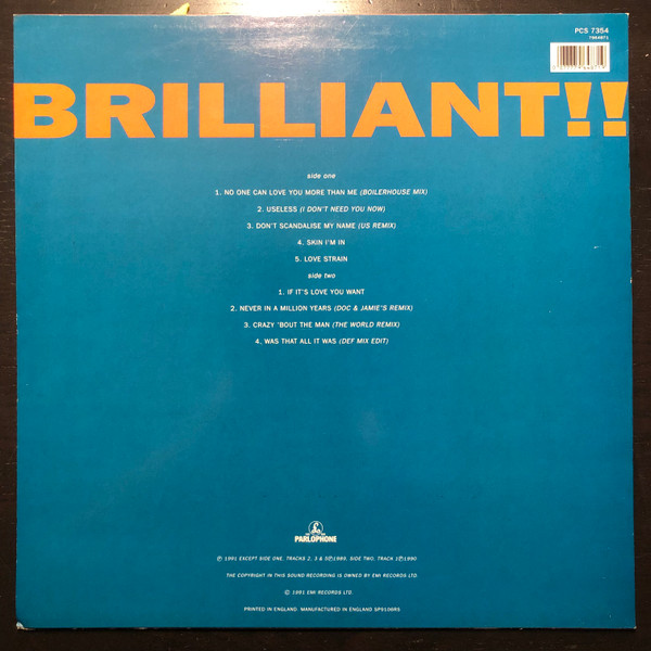 Kym Mazelle - Brilliant!! - Used Vinyl Record image 2