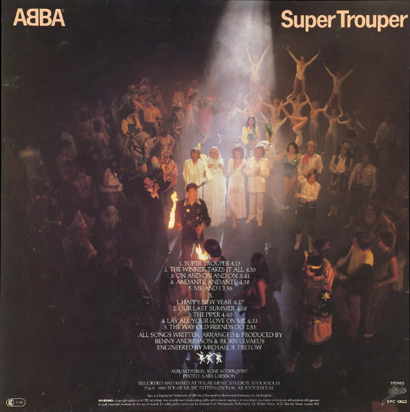 ABBA - Super Trouper - Used Vinyl Record image 2