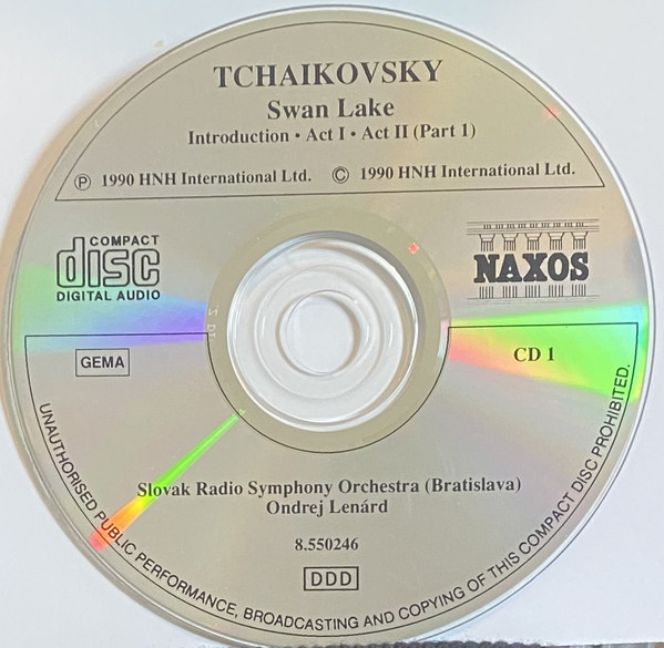 Pyotr Ilyich Tchaiko - Swan Lake (Complete Ballet) - Used CD image 3