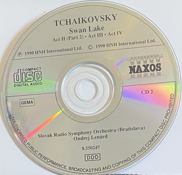 Pyotr Ilyich Tchaiko - Swan Lake (Complete Ballet) - Used CD image 5