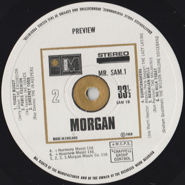 Various - Morgan Records Present A Glorious Musical Preview - Used V image 4