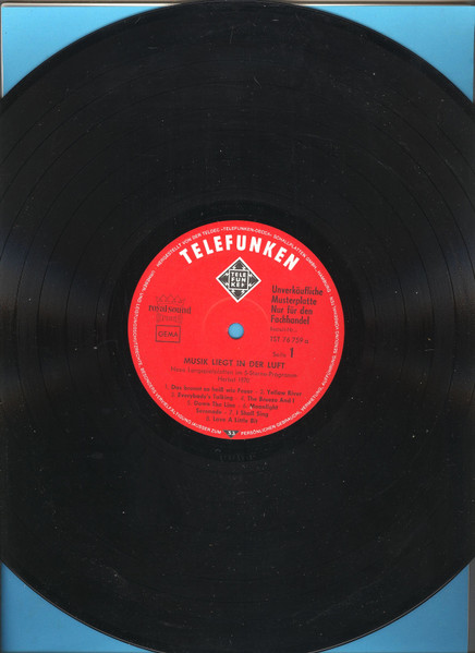 Various - Musik Liegt In Der Luft - Used Vinyl Record image 16
