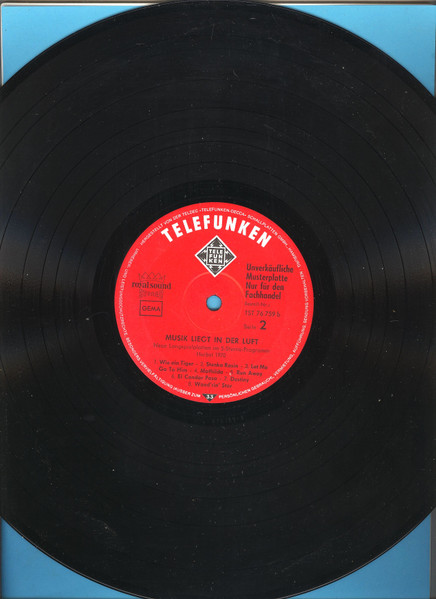 Various - Musik Liegt In Der Luft - Used Vinyl Record image 17