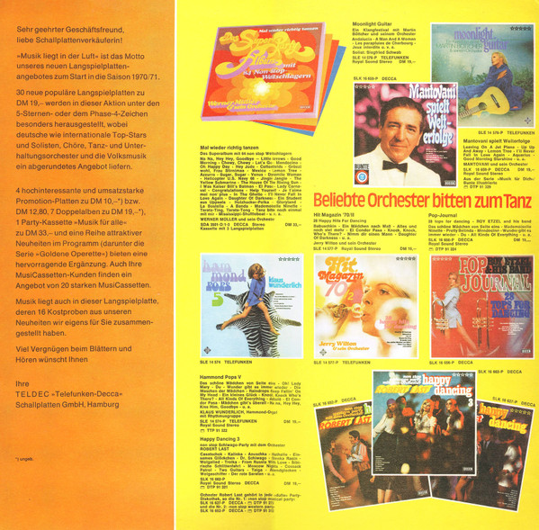 Various - Musik Liegt In Der Luft - Used Vinyl Record image 7
