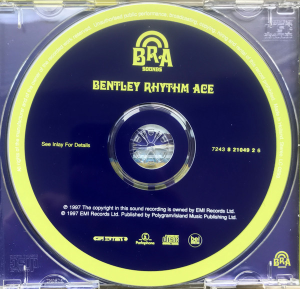 Bentley Rhythm Ace - Used CD image 4