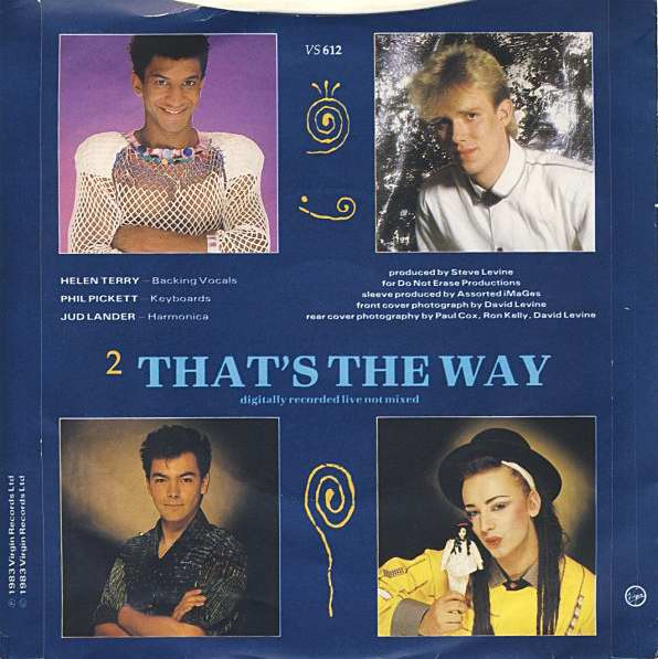Culture Club - Karma Chameleon - Used Vinyl Record 7" image 2