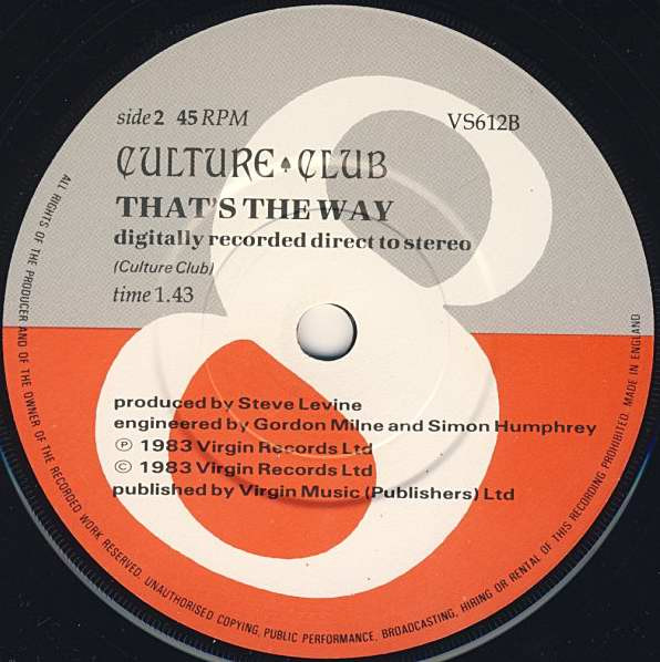 Culture Club - Karma Chameleon - Used Vinyl Record 7" image 4