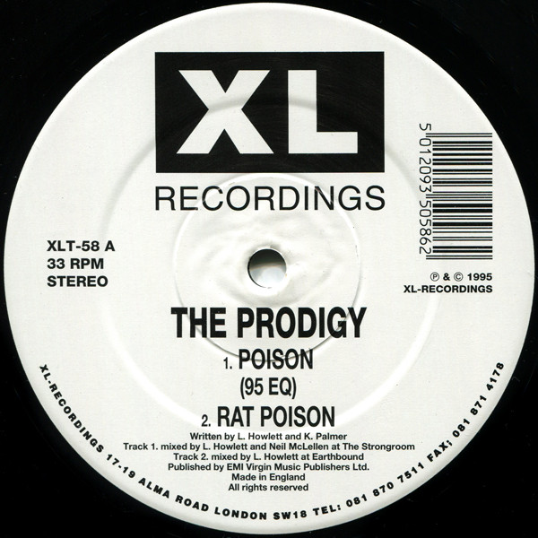 Prodigy - Poison - Used Vinyl Record 12" image 3