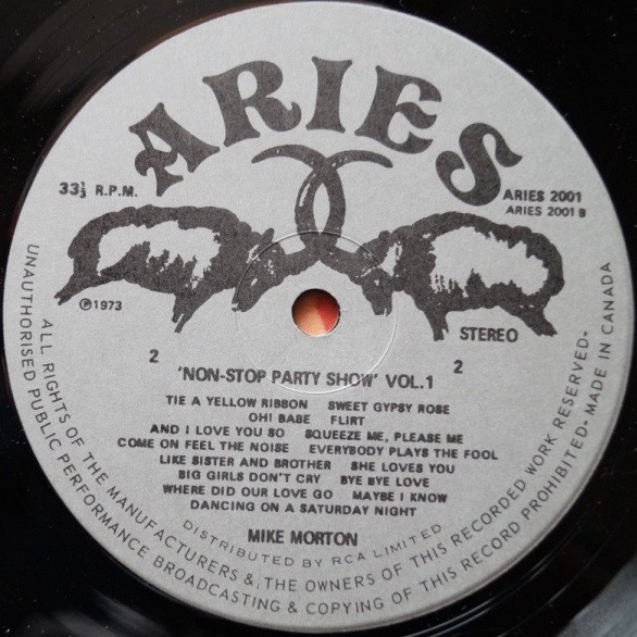 Mike Morton - Non Stop Party Show Vol. 1 - Used Vinyl Record image 4