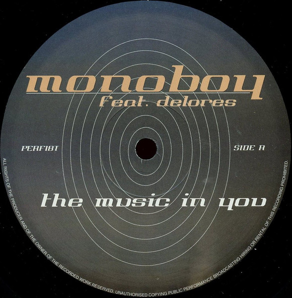 Monoboy - Music In You - Used Vinyl Record 12" image 3