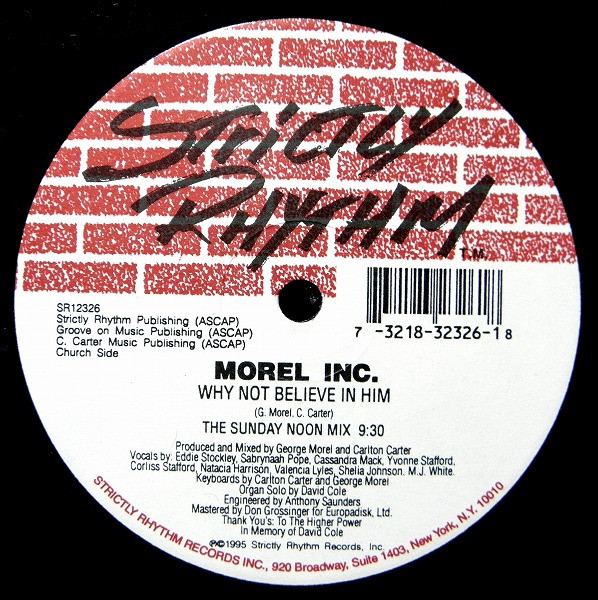 Morel Inc. - Why Not Believe In Him - Used Vinyl Record 12" image 3