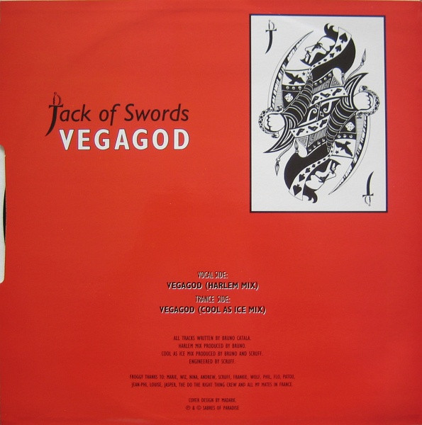 Jack Of Swords - Vegagod - Used Vinyl Record 12" image 2
